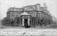 carte postale ancienne de Saint-Gilles Hôtel des Monnaies