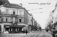 carte postale ancienne de Saint-Gilles Chaussée de Charleroi