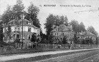 carte postale ancienne de Watermael-Boitsfort Avenue de la Vénerie, les Villas (Actuelle avenue Delleur)