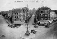 carte postale ancienne de Saint-Gilles Barrière de Saint-Gilles - L'avenue Paul De Jaer