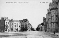 carte postale ancienne de Saint-Gilles Avenue Ducpétiaux