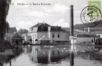 carte postale ancienne de Uccle Le Moulin Hérinckx ou Moulin blanc