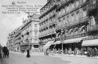 postkaart van Brussel Grand Hôtel Anspach - Taverne St. Jean