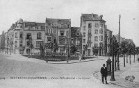 carte postale ancienne de Schaerbeek Avenue Félix Marchal - Le Square