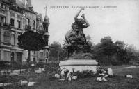 postkaart van Brussel Avenue Palmerston - La Folle Chanson de J. Lambeaux