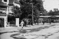 carte postale ancienne de Woluwe-St-Pierre Stockel - Vue de l'entrée des champs de course