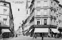 carte postale ancienne de Ixelles Rue de la Paix