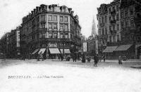 carte postale de Bruxelles La Place Fontainas