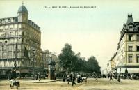 postkaart van Brussel Avenue du Boulevard