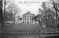 postkaat van  De Steene Vleug werd in 1852 als het huis voor zwakzinnigen ingericht.