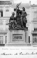 carte postale ancienne de Ixelles Monument Wiertz  -  Place de la Couronne