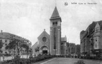 carte postale ancienne de Ixelles Eglise de l'annonciation