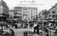 postkaart van Sint-Joost Place St Josse - Le marché