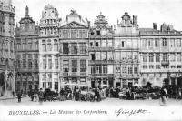 carte postale de Bruxelles Les Maisons des Corporations