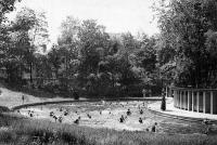 carte postale ancienne de Etterbeek Le bassin de natation