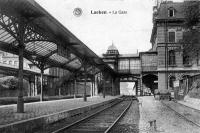 carte postale ancienne de Laeken La Gare