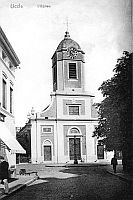 carte postale ancienne de Uccle L'Eglise St Pierre (Parvis St Pierre)