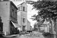 postkaart van Ukkel Eglise de St Job (démolie et remplacée en 1911)