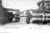 carte postale ancienne de Uccle Le Moulin Herinckx (ou moulin blanc)