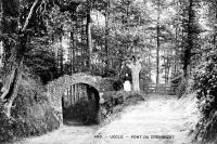 carte postale ancienne de Uccle Pont du Crabbegat