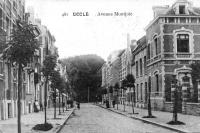 carte postale ancienne de Uccle Avenue Montjoie