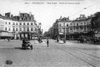 carte postale de Bruxelles Porte Louise - Entrée de l'avenue Louise