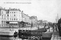 postkaart van Brussel Ecluses de la porte de Flandre