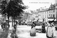 postkaart van Brussel Place du Grand Sablon