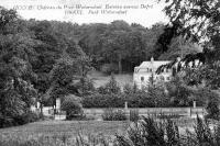 carte postale ancienne de Uccle Château du Parc Wolvendael - Entrée avenue De Fré