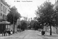 carte postale ancienne de Uccle Avenue Brugmann