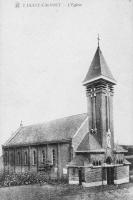 carte postale ancienne de Uccle Calevoet - L'Eglise
