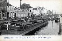 carte postale de Bruxelles Canal de Charleroi - Quai des Charbonnages