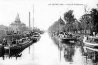 carte postale de Bruxelles Canal de Willebroeck