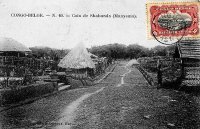 carte postale ancienne de Shabunda Coin de Shabunda( Manyema)