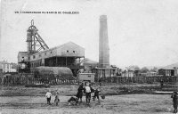 carte postale ancienne de Charleroi Un charbonnage du bassin de Charleroi (Mambourg)