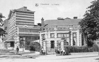 carte postale ancienne de Charleroi Le Théatre