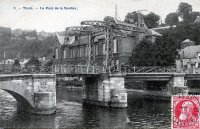 postkaart van Thuin Le pont de la Sambre.
