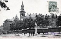 carte postale ancienne de Charleroi Collège du Sacré-Coeur