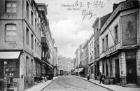 carte postale ancienne de Charleroi Rue Neuve
