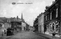 carte postale ancienne de Dottignies Rue Albert Ier