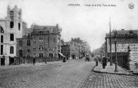 carte postale ancienne de Charleroi Entrée de la ville. Porte de Mons