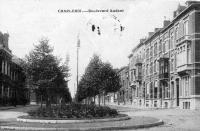 carte postale ancienne de Charleroi Boulevard Audent