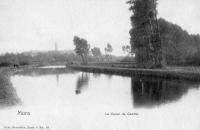carte postale ancienne de Mons Le Canal du Centre