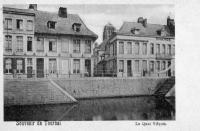 carte postale ancienne de Tournai Le quai Vifquin