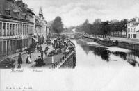 carte postale ancienne de Tournai L'Escaut
