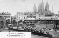 carte postale ancienne de Tournai Tournoi de chevalerie (juillet 1913) - Prestation de serment