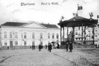 carte postale ancienne de Charleroi Hôtel de Ville