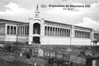 carte postale ancienne de Charleroi Exposition d Charleroi 1911 - Aile droite