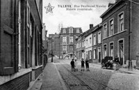 carte postale ancienne de Tilleur Rue Ferdinand Nicolay - Maison Communale