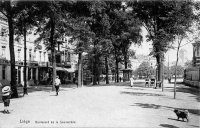 carte postale de Liège Boulevard de la Sauvenière